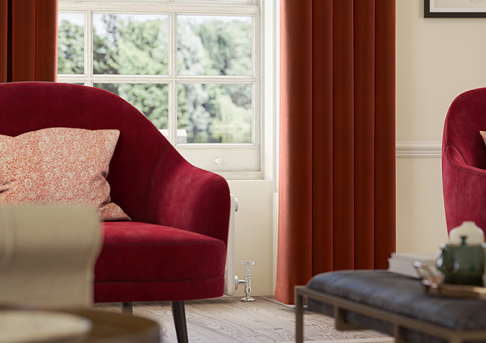 Ultra Luxe Velvet, Burnt Brick - Made to Measure Curtains - Image 5
